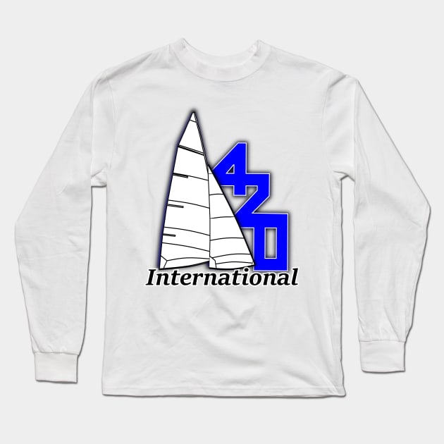 International 420 class Dinghy Long Sleeve T-Shirt by Regatta Merch